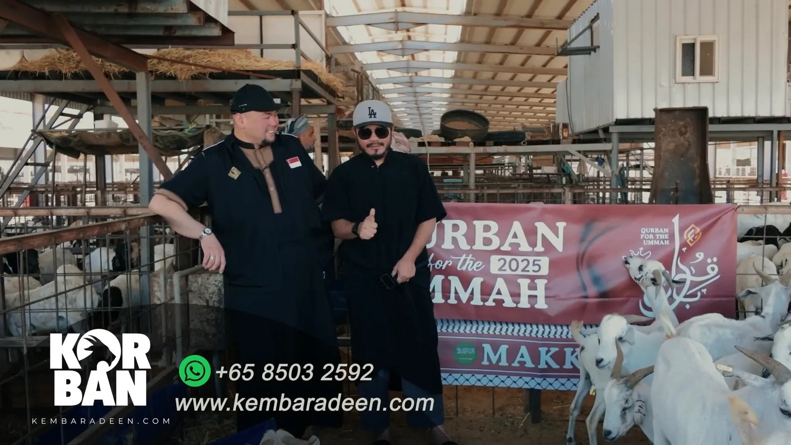 Ladang kambing di Mekah siap untuk ibadah korban bersama KembaraDeen